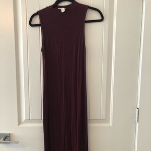Long dress with slit